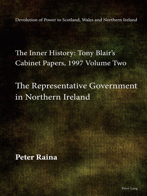 Title details for Devolution of Power to Scotland, Wales and Northern Ireland by Peter Raina - Available